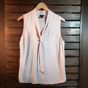 Ann Taylor tie neck blouse